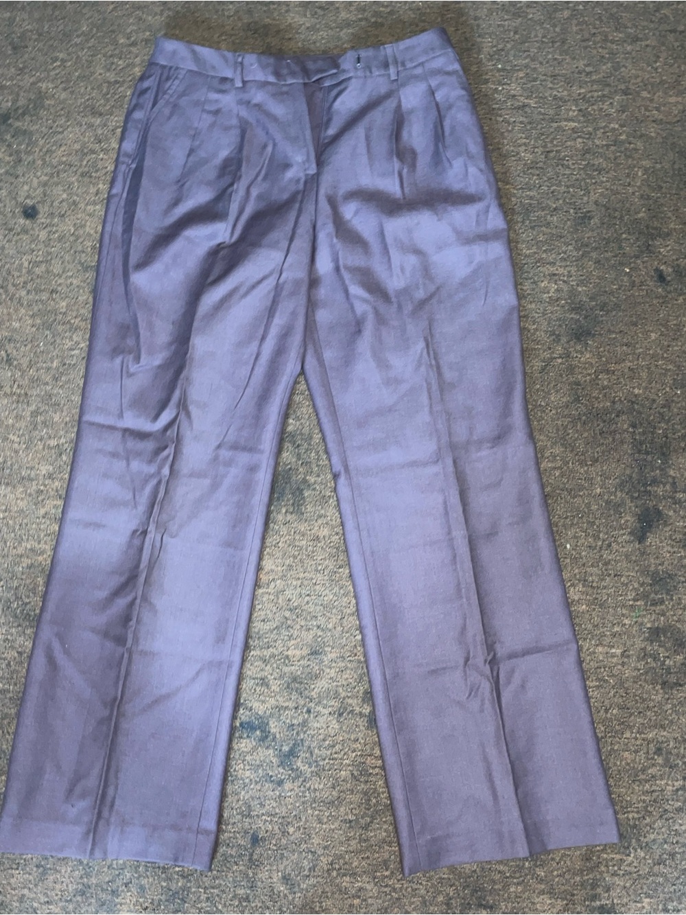Men's Pleated Dress Pants in Lavender - Tailored Formal Trousers